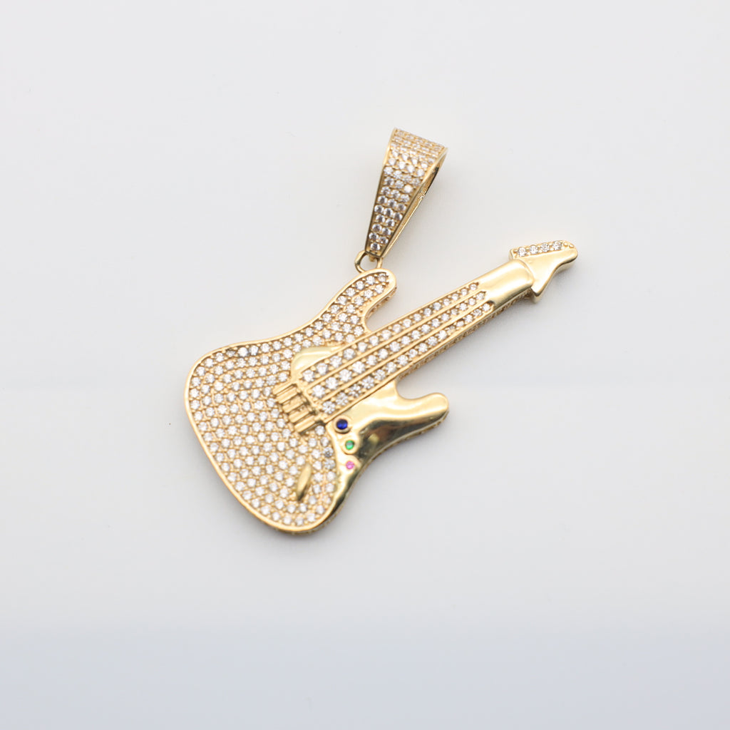 10K Guitar Pendant - Ashely Jewelry 2