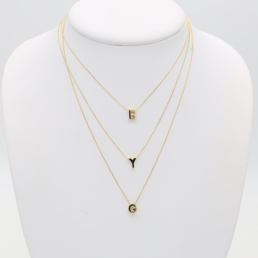 14K Letter Chain - Ashely Jewelry 2