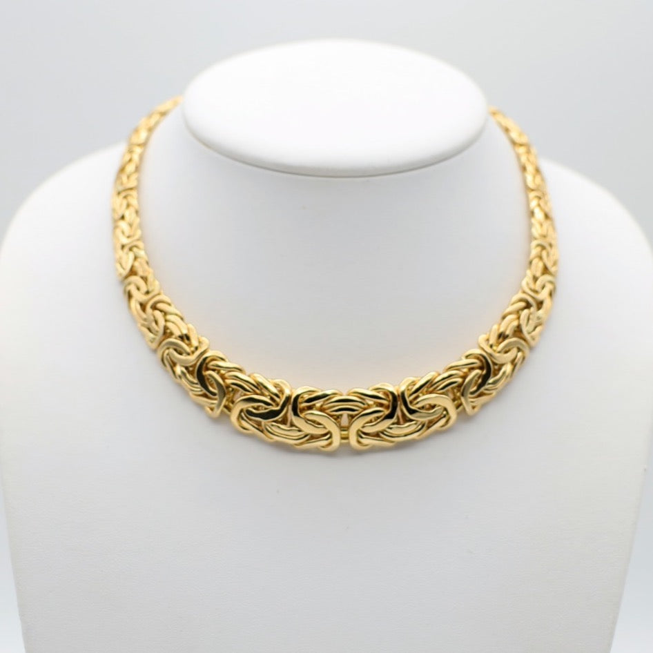 14K Women Knotted Necklace - Ashely Jewelry 2