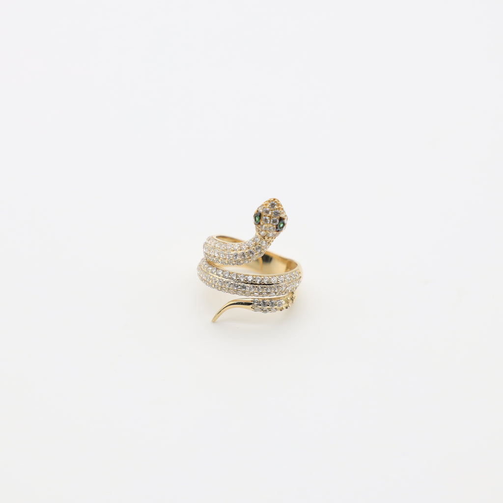 14K Snake Women Ring - Ashely Jewelry 2