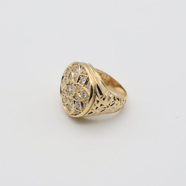 14K Rosetta Men Ring - Ashely Jewelry 2