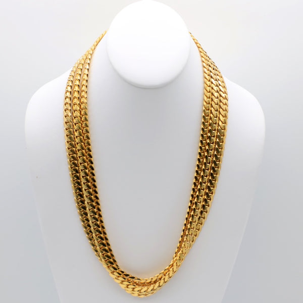 14K Solid Cuban Link Chain - Ashely Jewelry 2