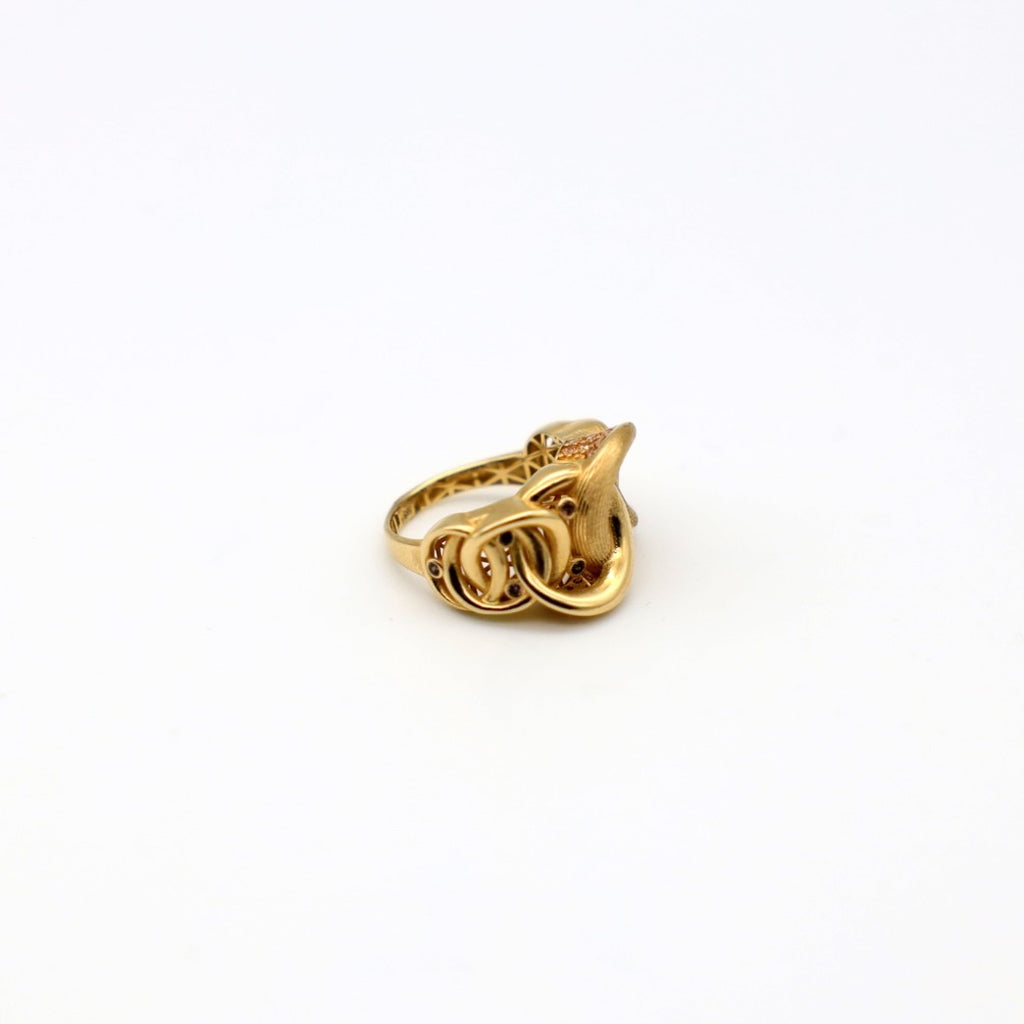 14K Women Knotted Ring - Ashely Jewelry 2