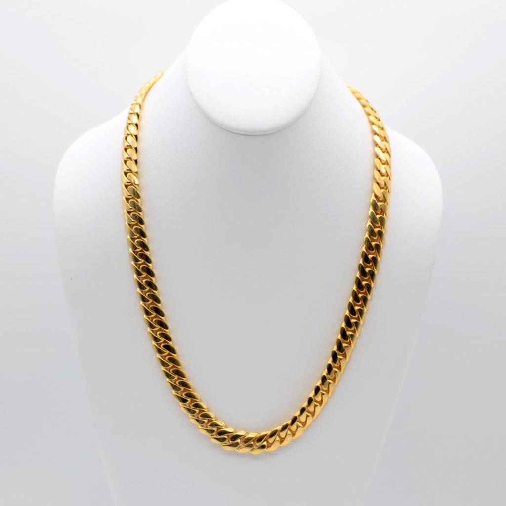 10K Solid Cuban Link Chain - Ashely Jewelry 2