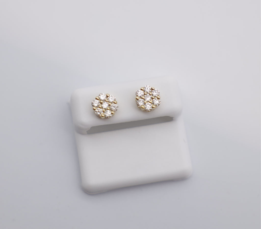 14K Diamond Earrings - Ashely Jewelry 2