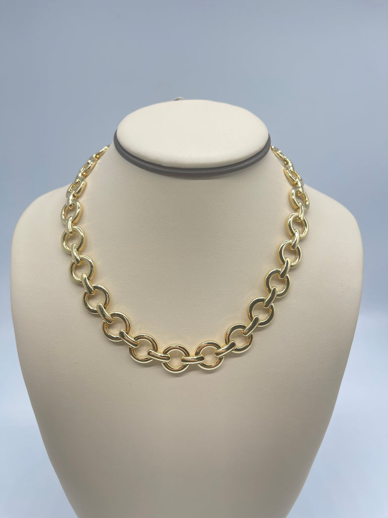 14KT Round Necklace - Ashely Jewelry 2
